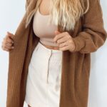 Cardigan Tricot Caramelo